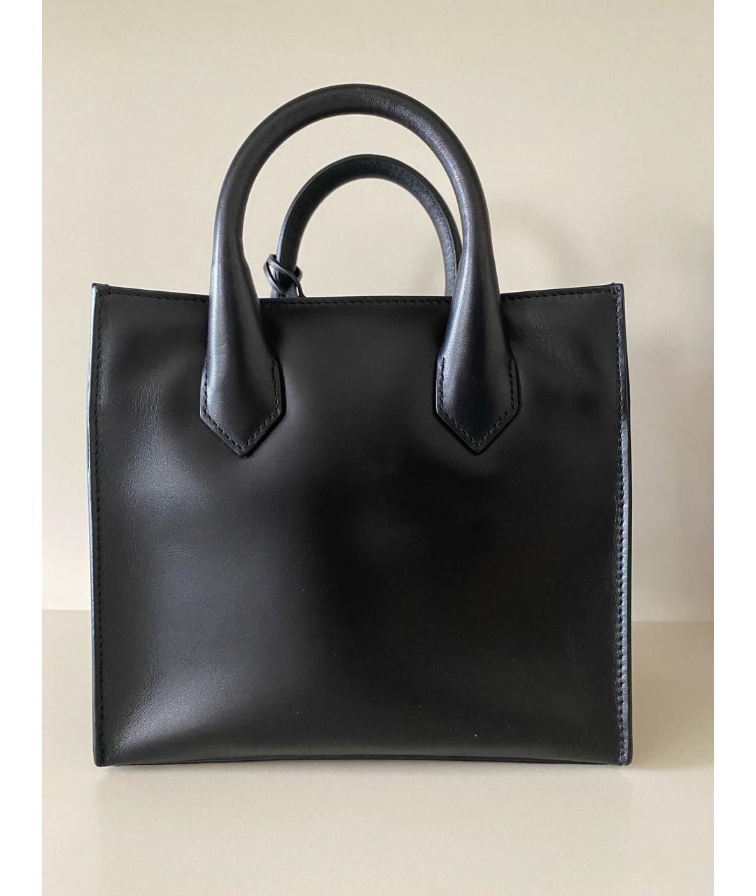 BALENCIAGA Черная кожаная сумка с короткими ручками, фото 3