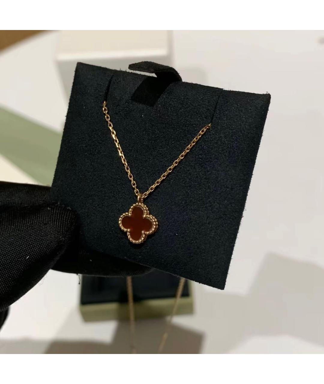 VAN CLEEF & ARPELS Бордовое колье, фото 4