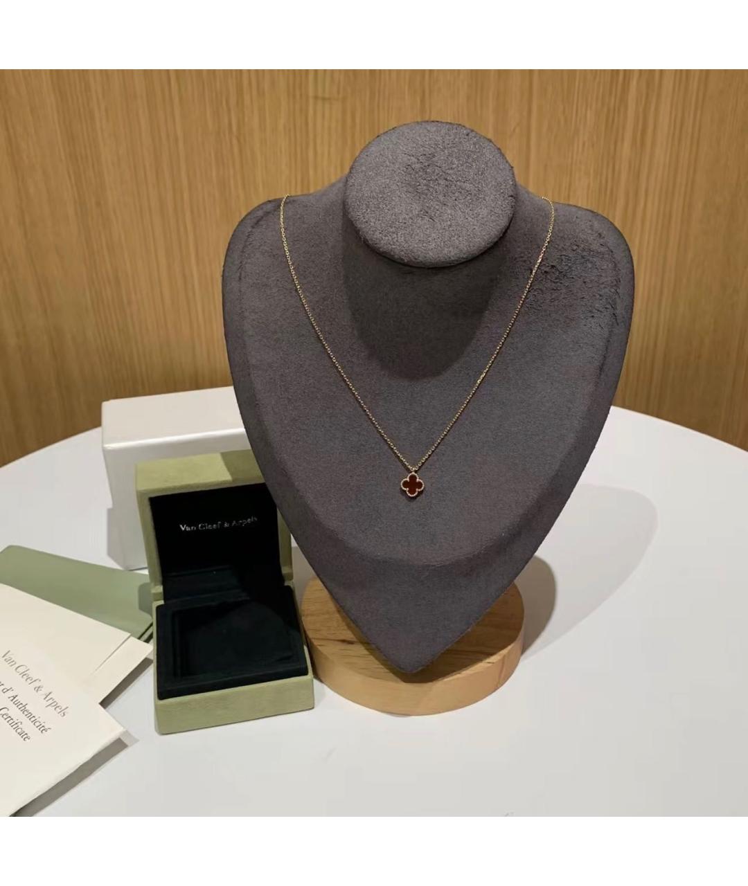 VAN CLEEF & ARPELS Бордовое колье, фото 5