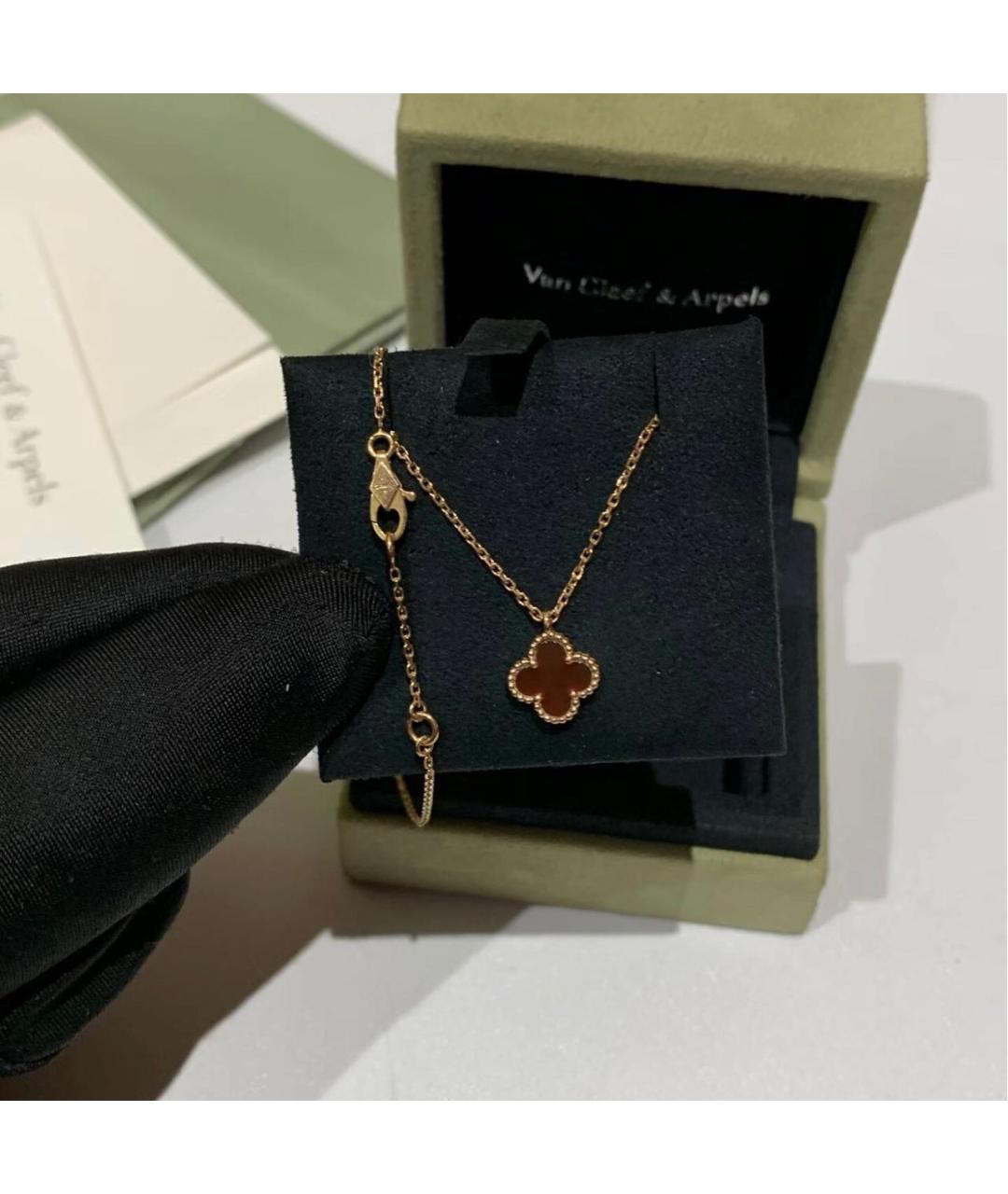 VAN CLEEF & ARPELS Бордовое колье, фото 2