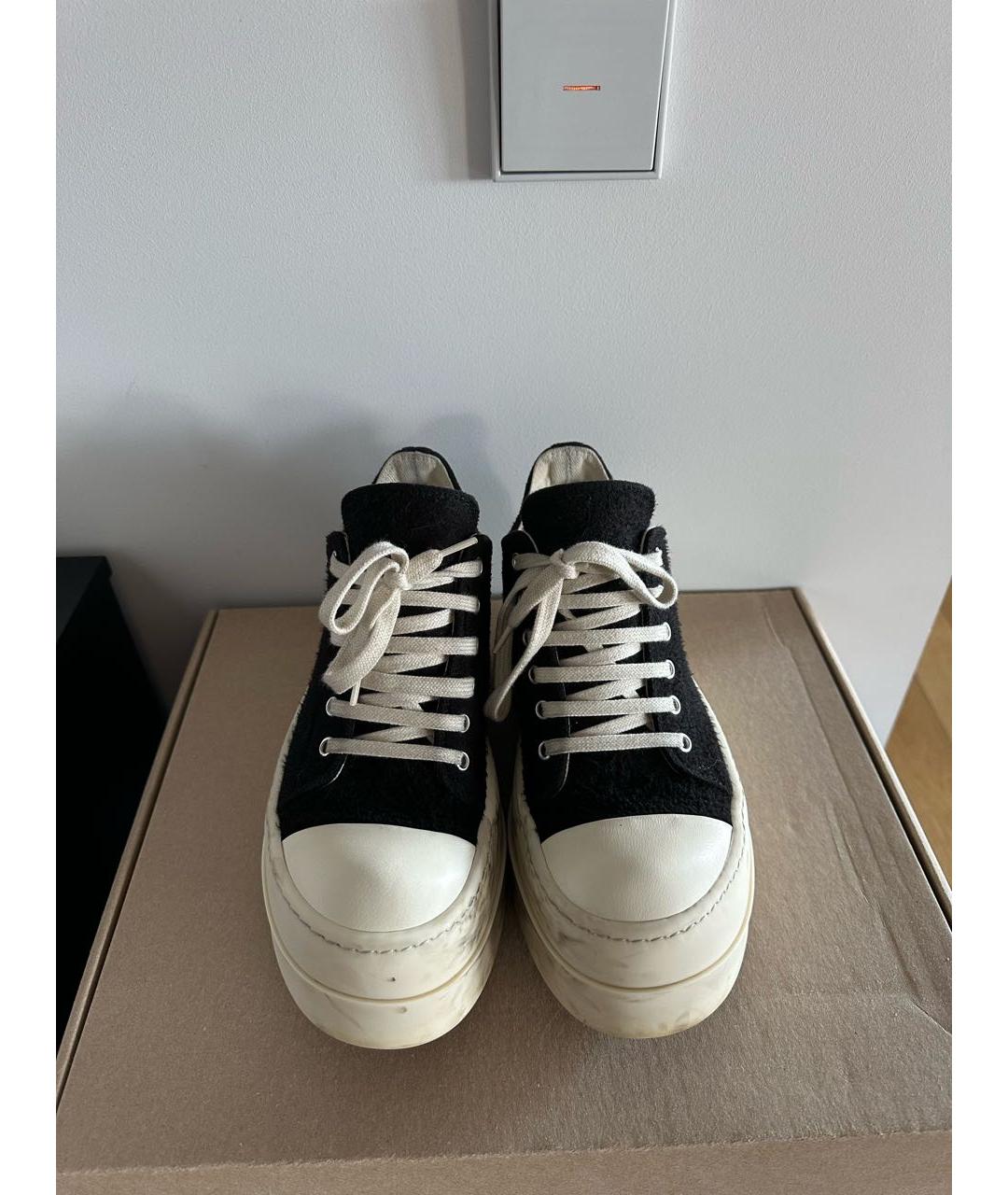 RICK OWENS DRKSHDW Черные кеды, фото 7