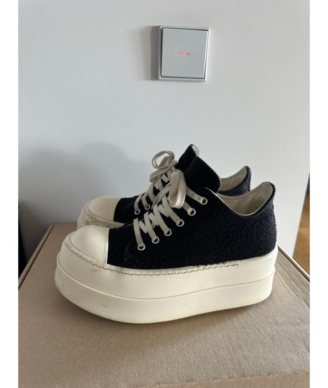 RICK OWENS DRKSHDW Черные кеды, фото 2