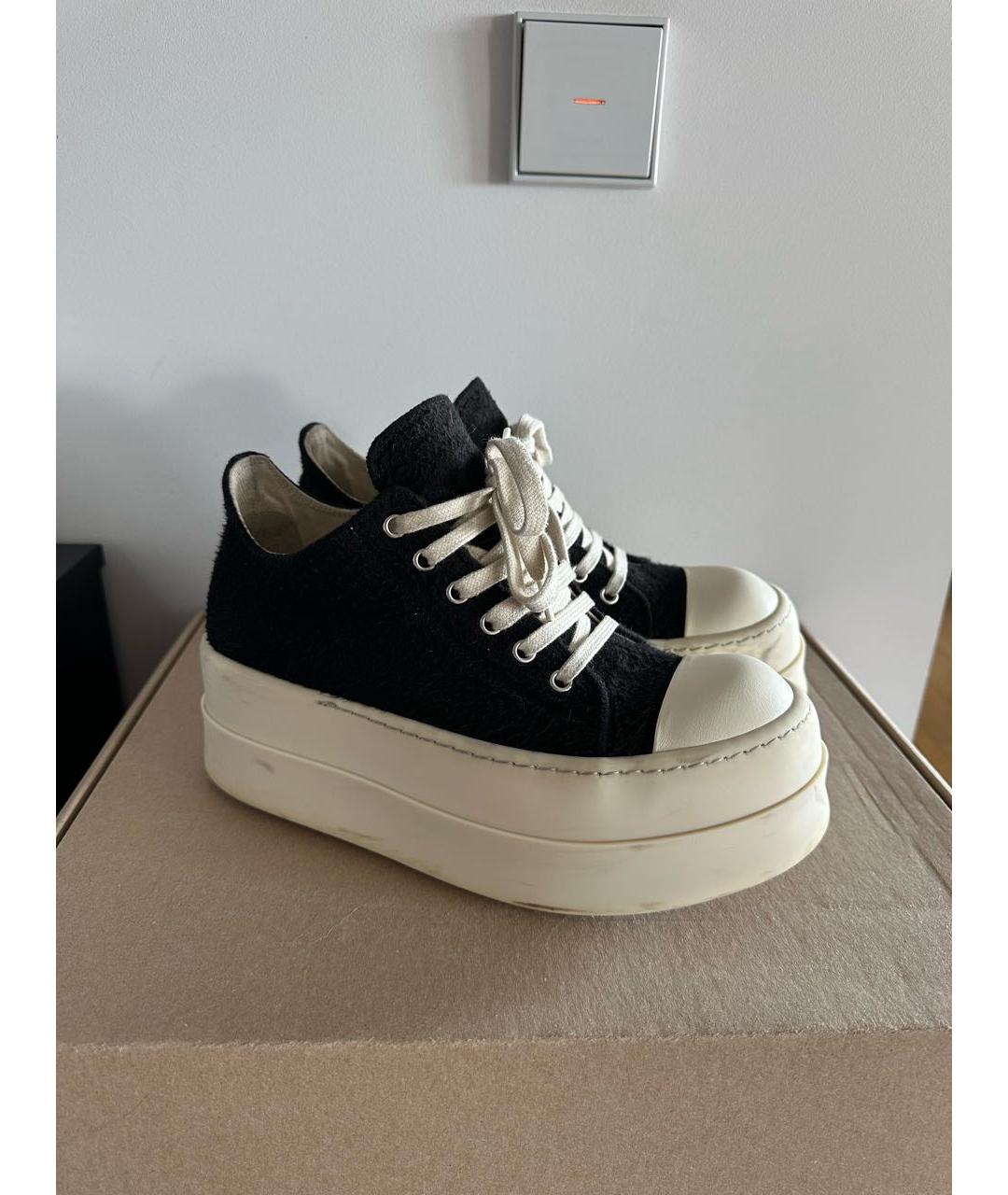 RICK OWENS DRKSHDW Черные кеды, фото 4