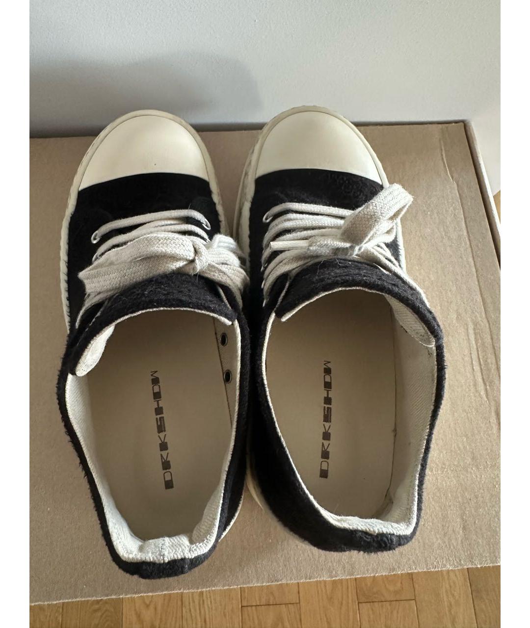 RICK OWENS DRKSHDW Черные кеды, фото 6