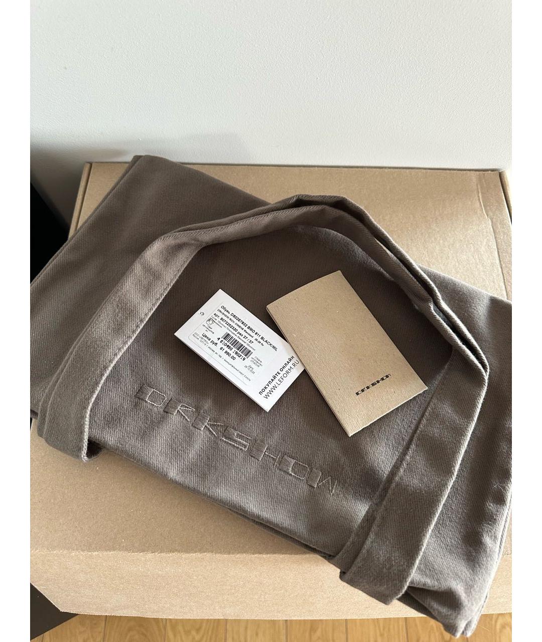 RICK OWENS DRKSHDW Черные кеды, фото 8