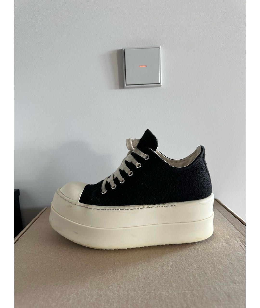 RICK OWENS DRKSHDW Черные кеды, фото 9