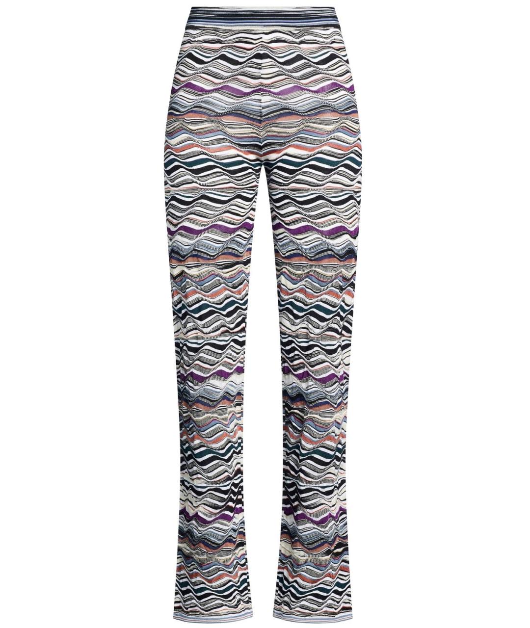 MISSONI Мульти вискозные прямые брюки, фото 1