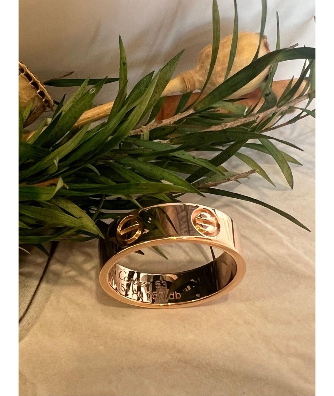 CARTIER Золотое кольцо из розового золота, фото 2