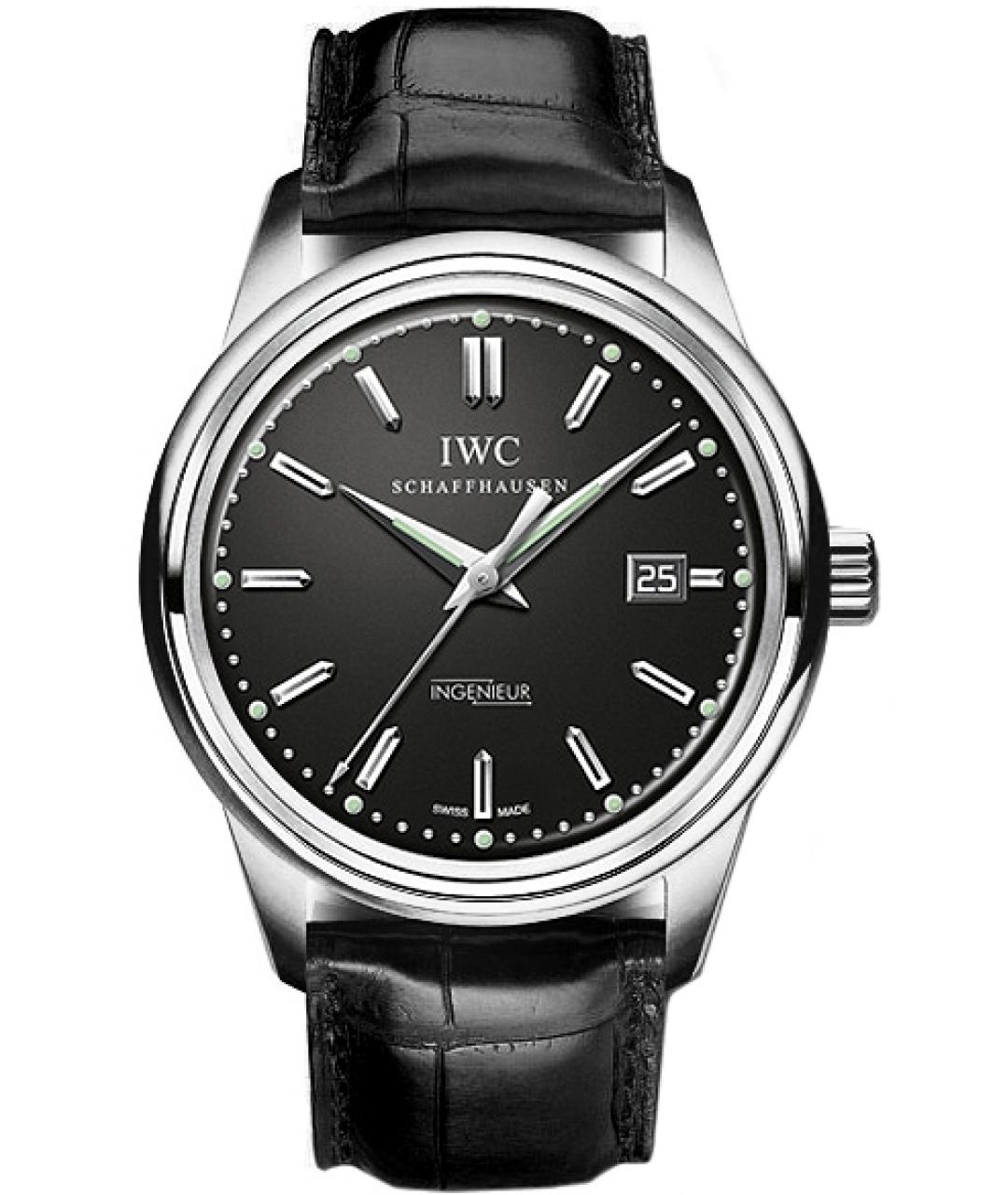 IWC Черные часы, фото 1