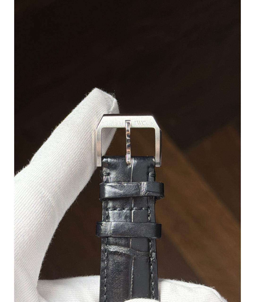 IWC Черные часы, фото 7