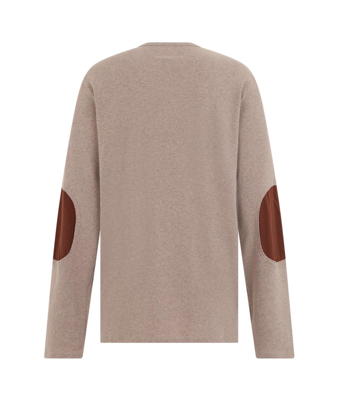 MM6 MAISON MARGIELA Бежевый хлопковый джемпер / свитер, фото 2