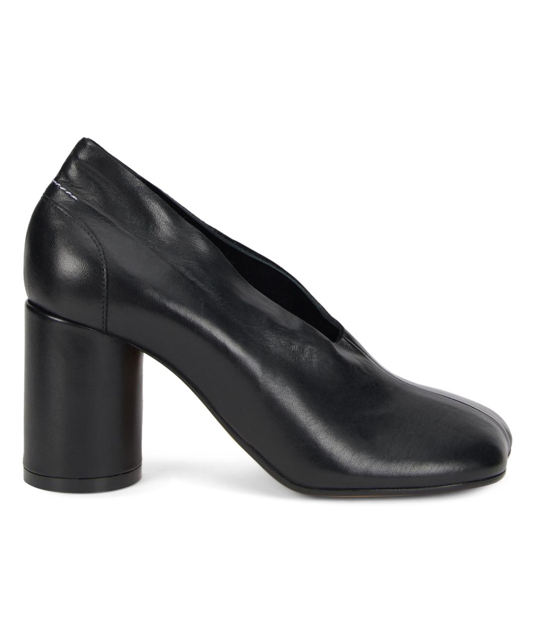MM6 MAISON MARGIELA Черные кожаные туфли, фото 2