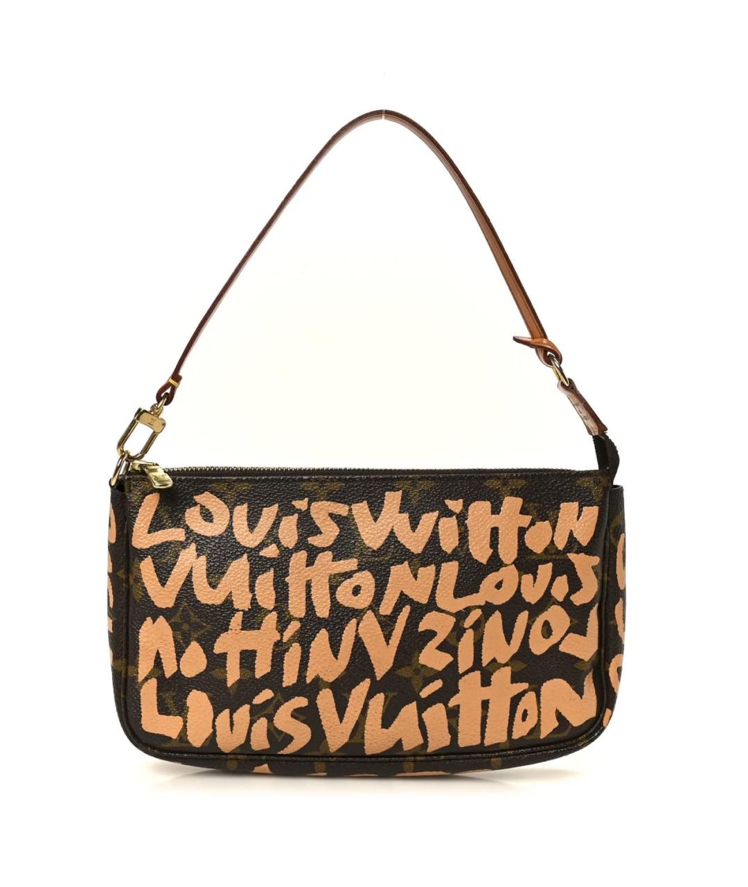 LOUIS VUITTON Коричневая сумка с короткими ручками, фото 7