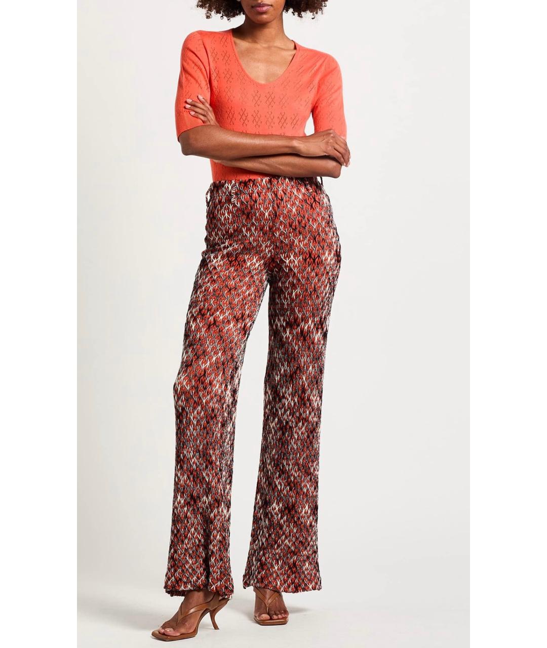 MISSONI Мульти шерстяные прямые брюки, фото 2