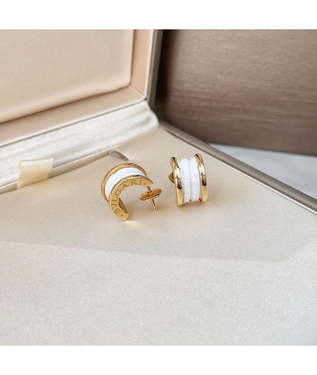 BVLGARI Золотые серьги из розового золота, фото 2