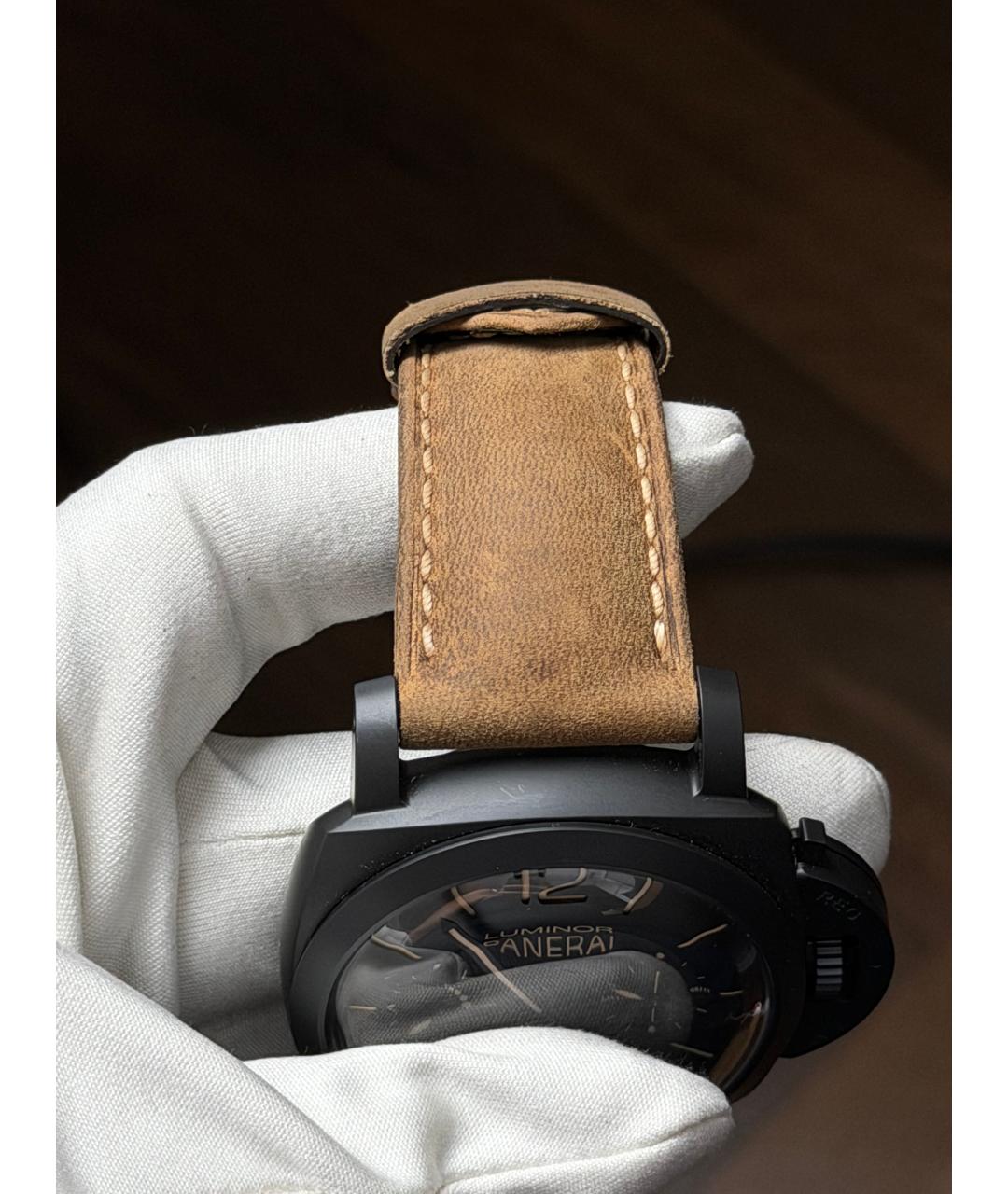 PANERAI Черные керамические часы, фото 8