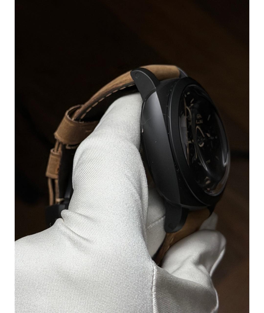 PANERAI Черные керамические часы, фото 6