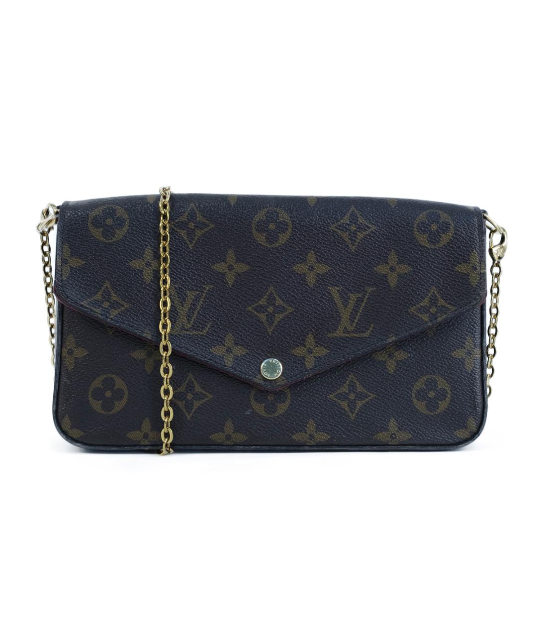 LOUIS VUITTON Коричневая сумка через плечо из канвы, фото 1