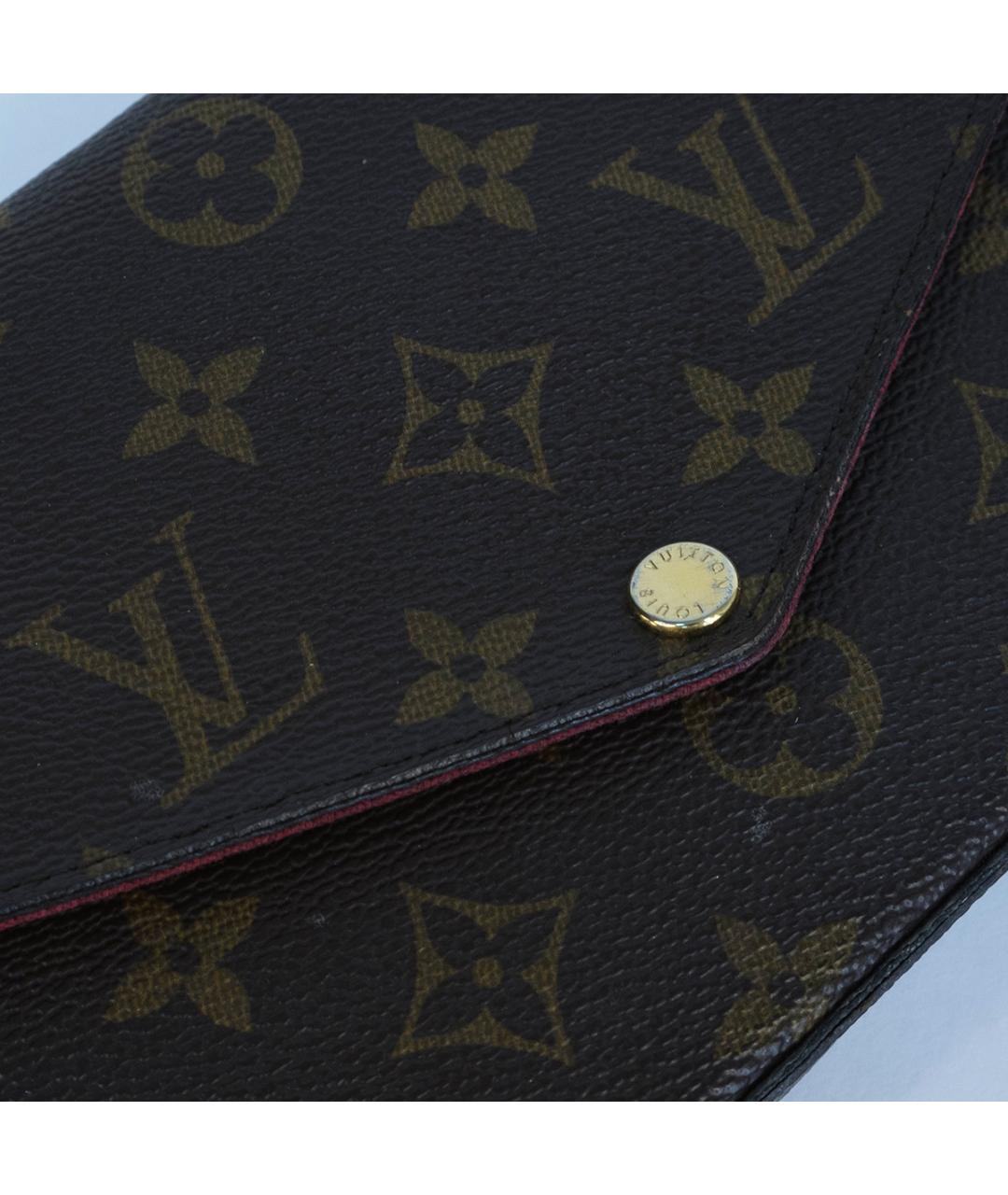 LOUIS VUITTON Коричневая сумка через плечо из канвы, фото 5