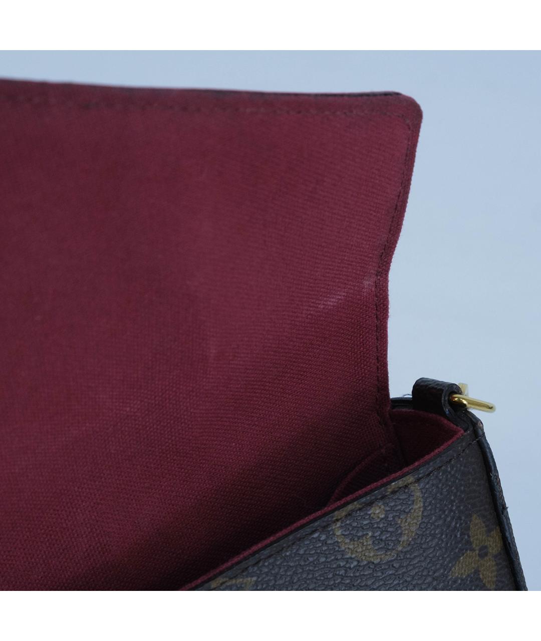LOUIS VUITTON Коричневая сумка через плечо из канвы, фото 6