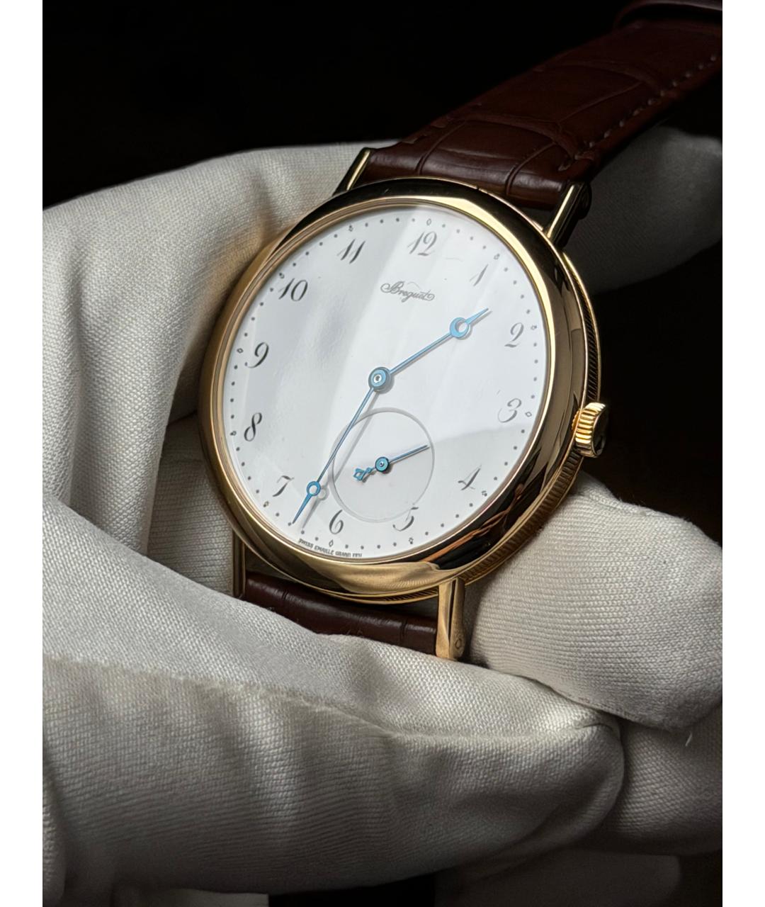 Breguet Коричневые часы из желтого золота, фото 3
