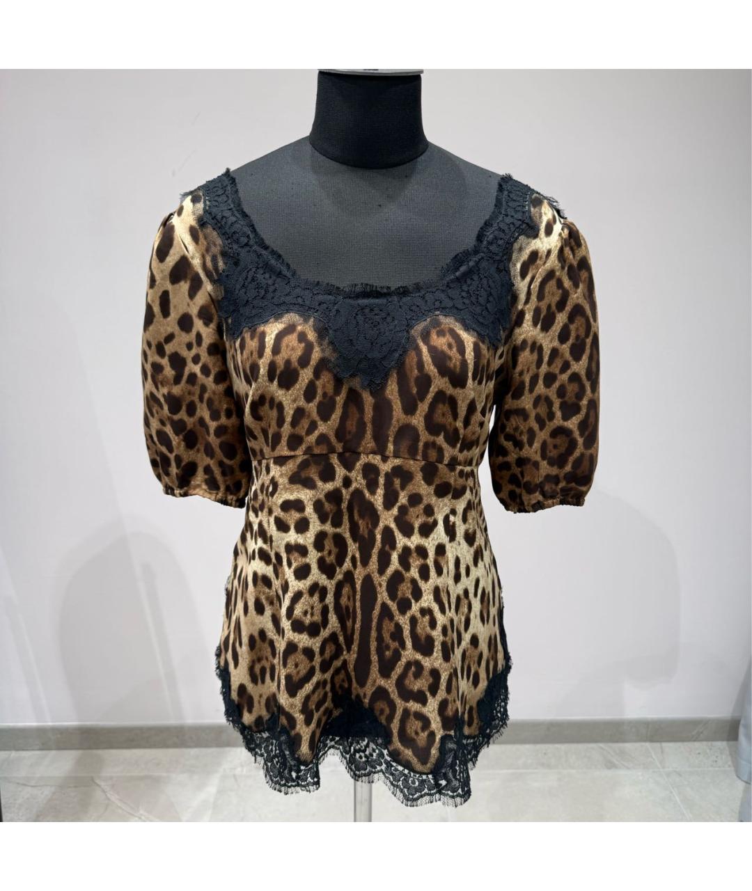 DOLCE&GABBANA Коричневая блузы, фото 6