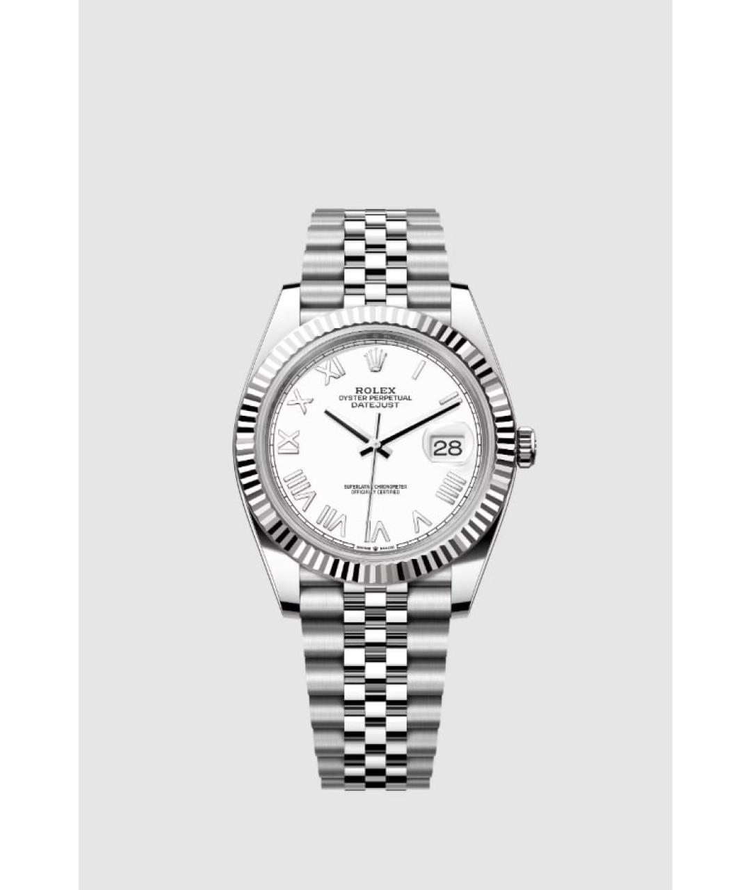 ROLEX Серебряные часы из белого золота, фото 2