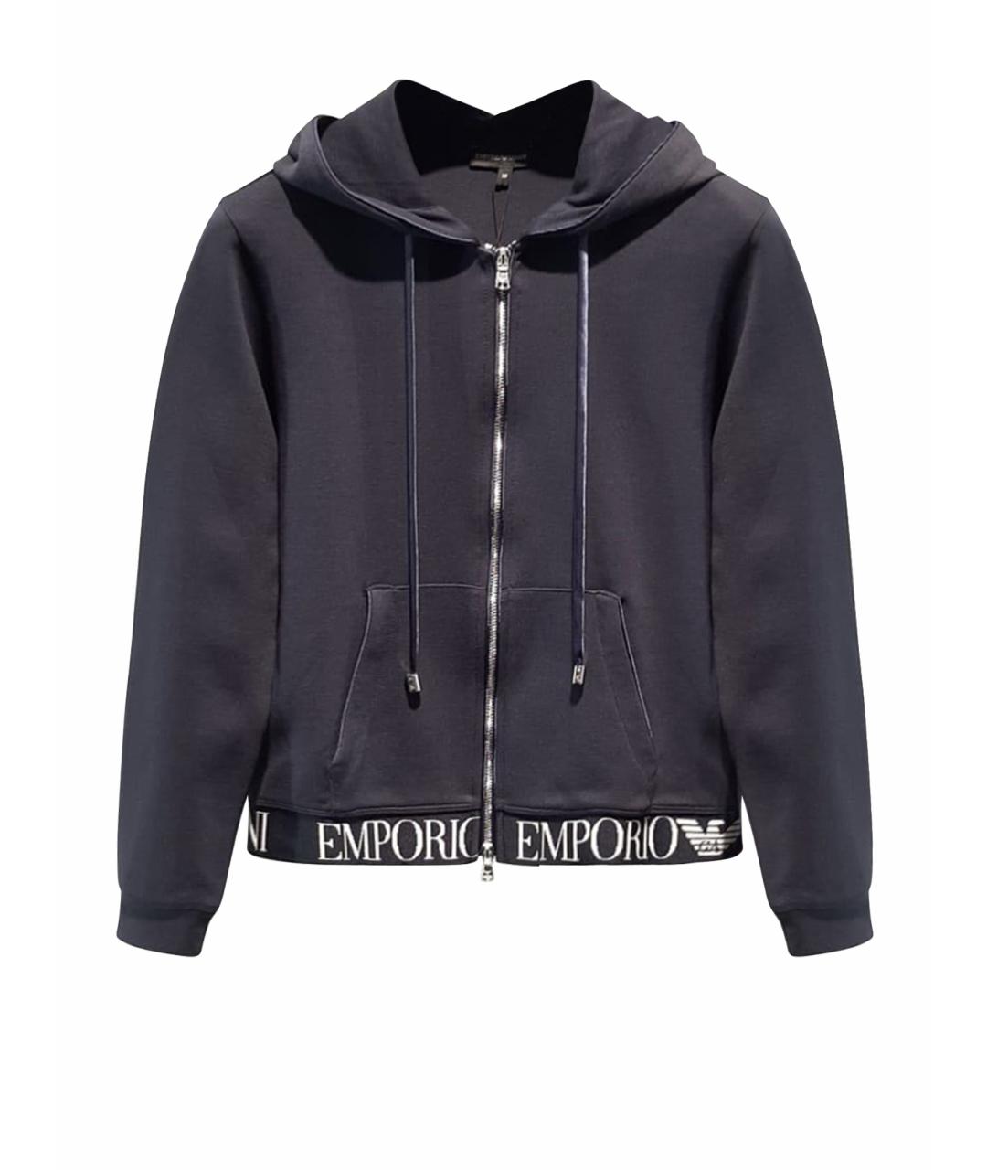 EMPORIO ARMANI Темно-синяя спортивная куртка, фото 1