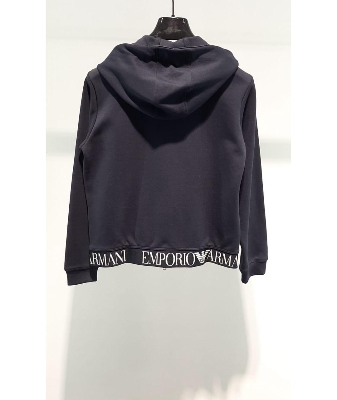 EMPORIO ARMANI Темно-синяя спортивная куртка, фото 2