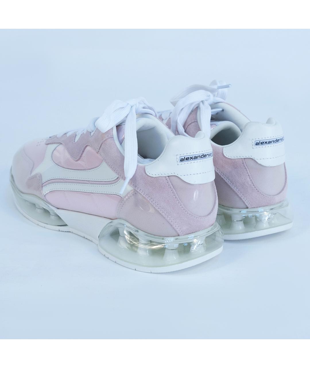 ALEXANDER WANG Розовые текстильные кроссовки, фото 7