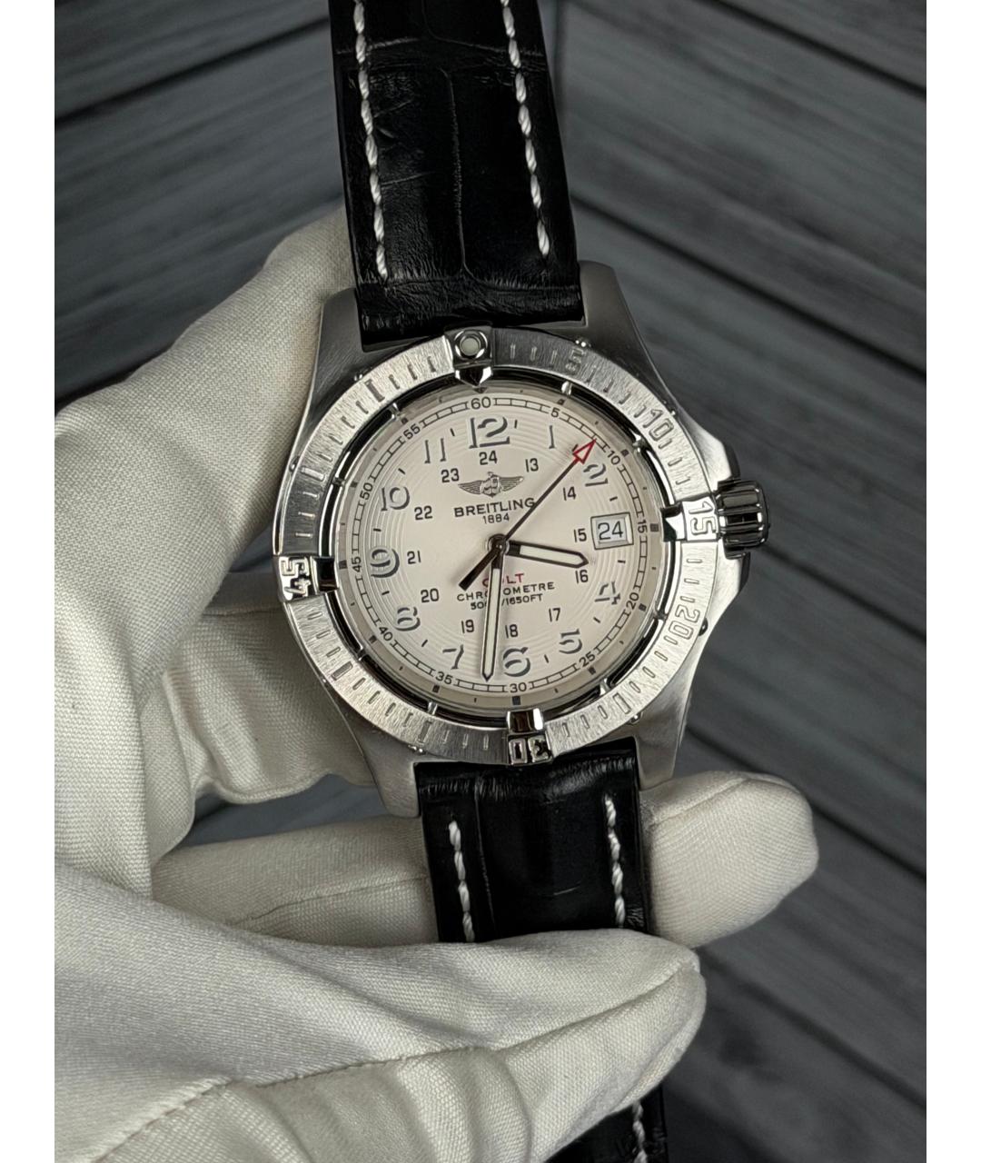 BREITLING Белые часы, фото 10