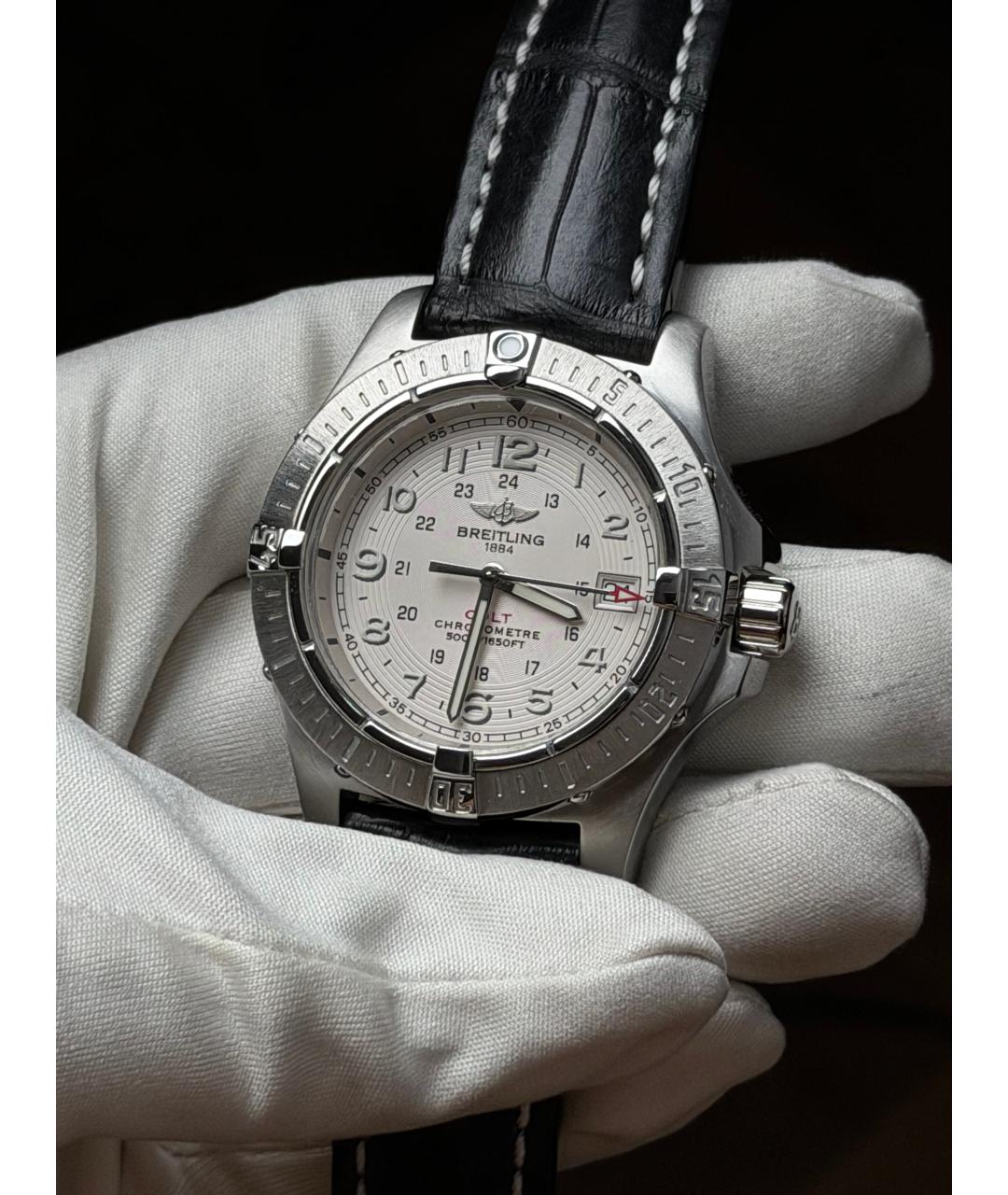BREITLING Белые часы, фото 3