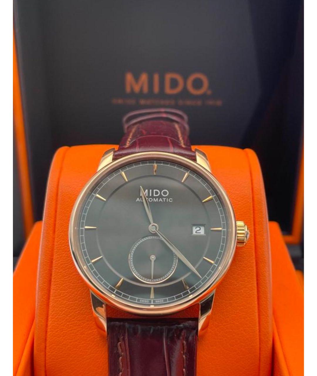 TISSOT Бордовые стальные часы, фото 8