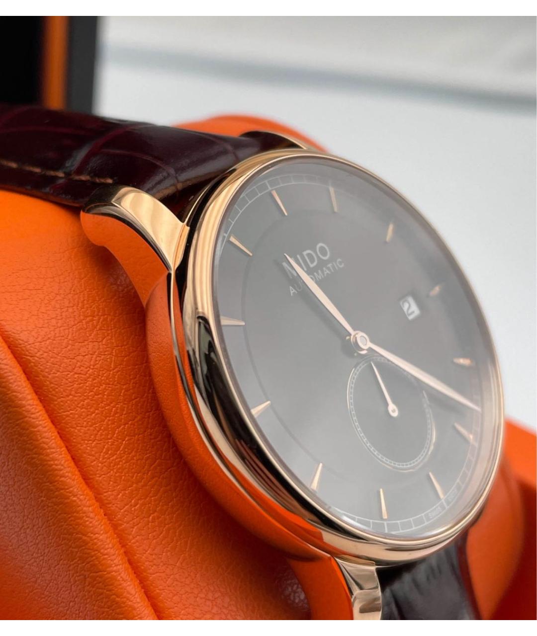 TISSOT Бордовые стальные часы, фото 4