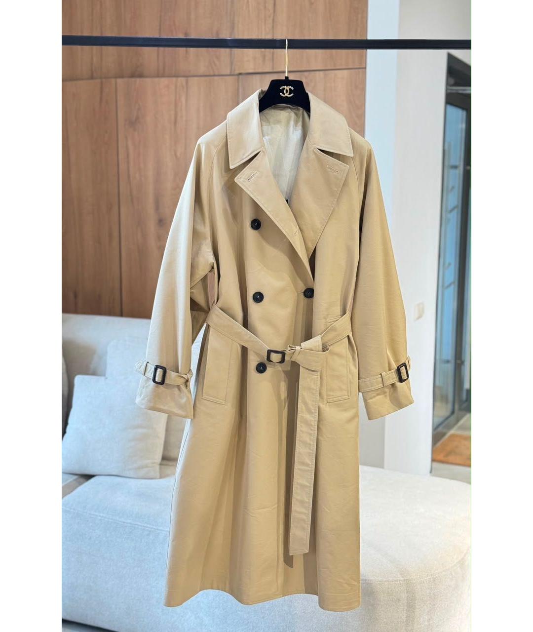 WEEKEND MAX MARA Бежевый тренч/плащ, фото 3