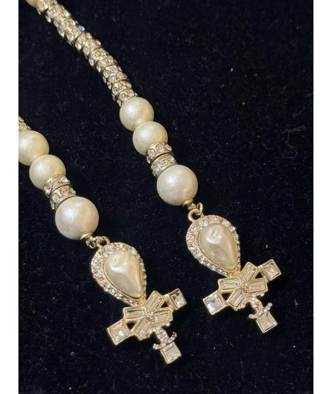 CHANEL Золотые серьги, фото 2