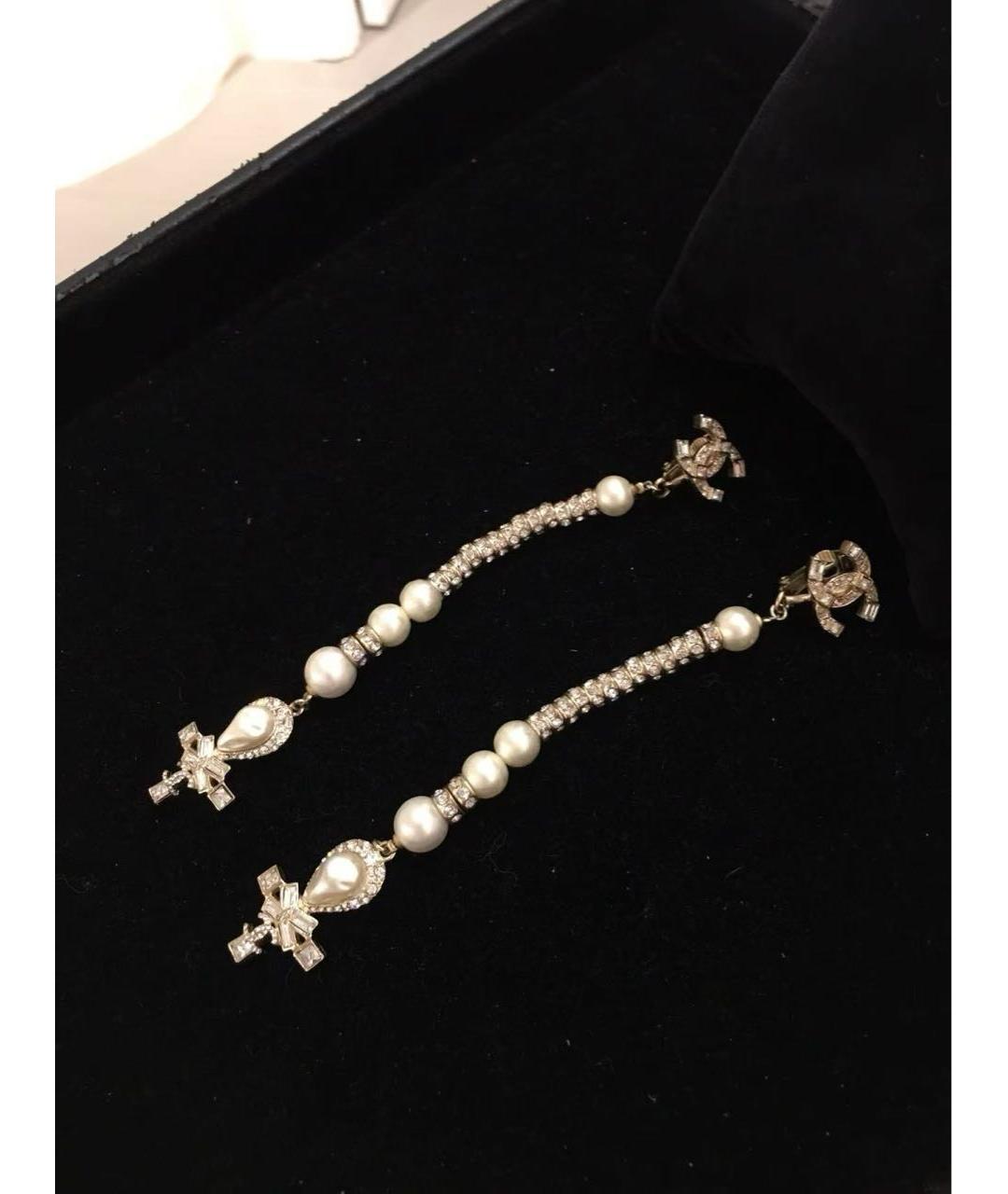 CHANEL Золотые серьги, фото 4