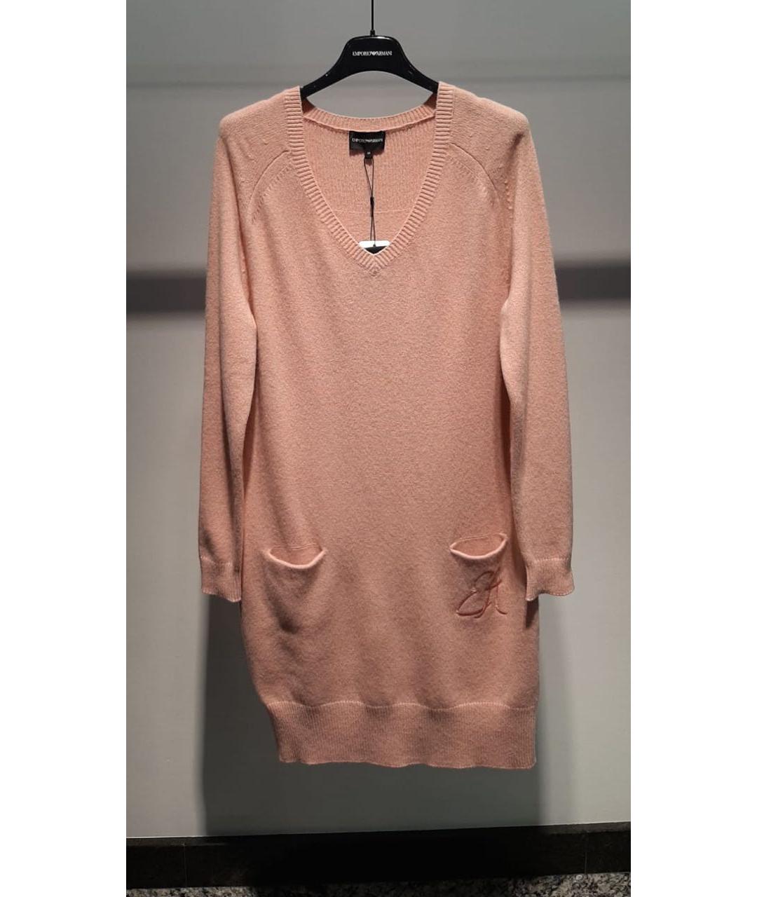 EMPORIO ARMANI Розовое повседневное платье, фото 3