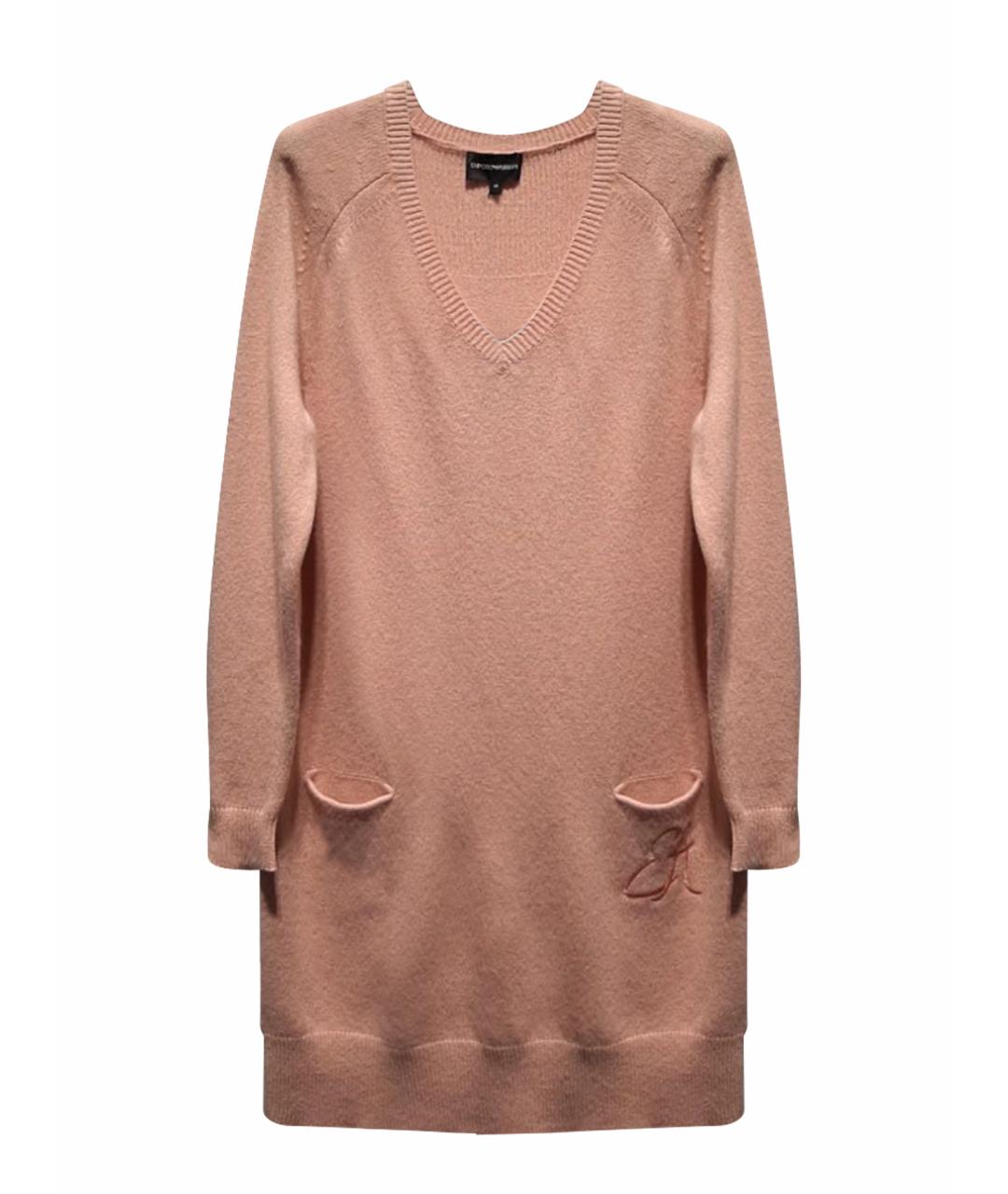 EMPORIO ARMANI Розовое повседневное платье, фото 1
