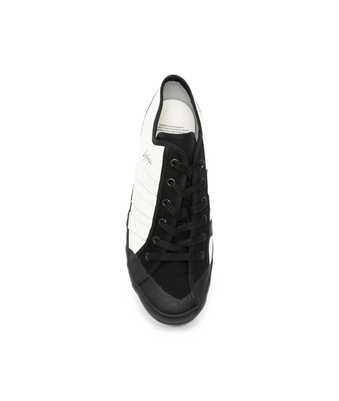 Y-3 Белые текстильные низкие кроссовки / кеды, фото 2
