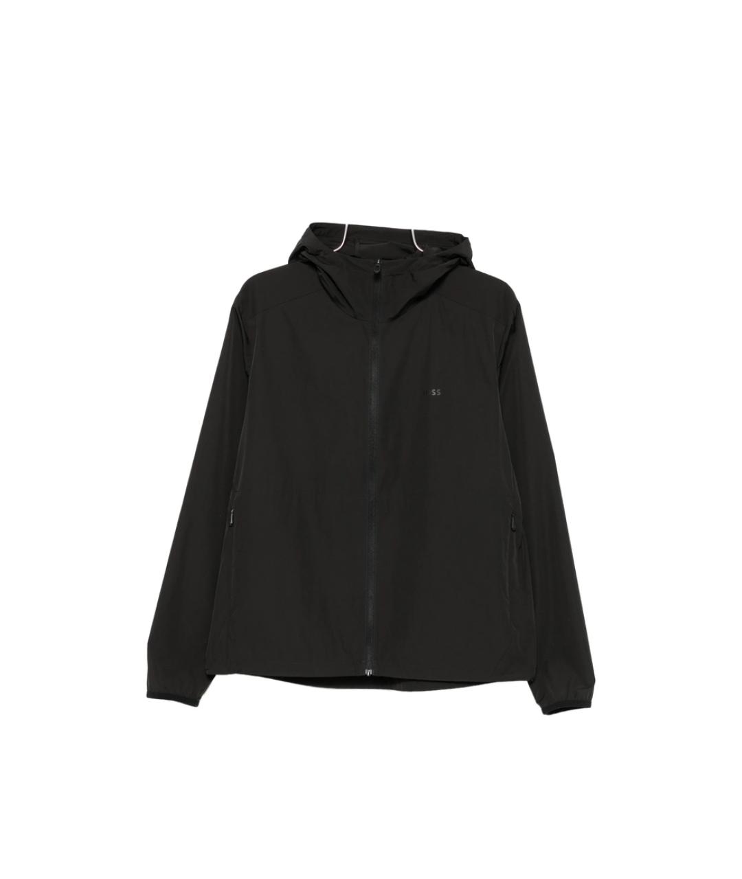 HUGO BOSS Черная полиэстеровая куртка, фото 1