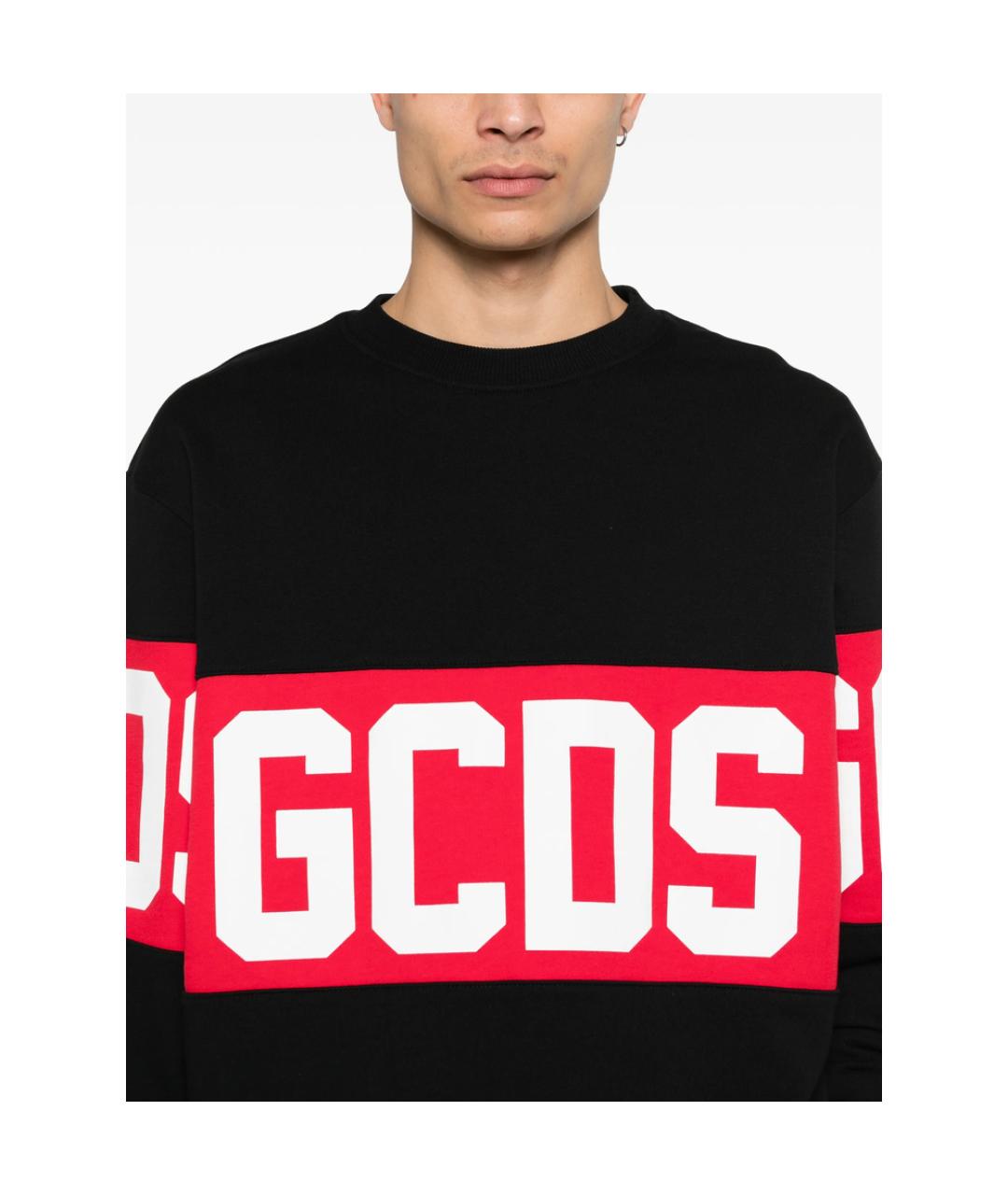 GCDS Черный хлопковый джемпер / свитер, фото 2