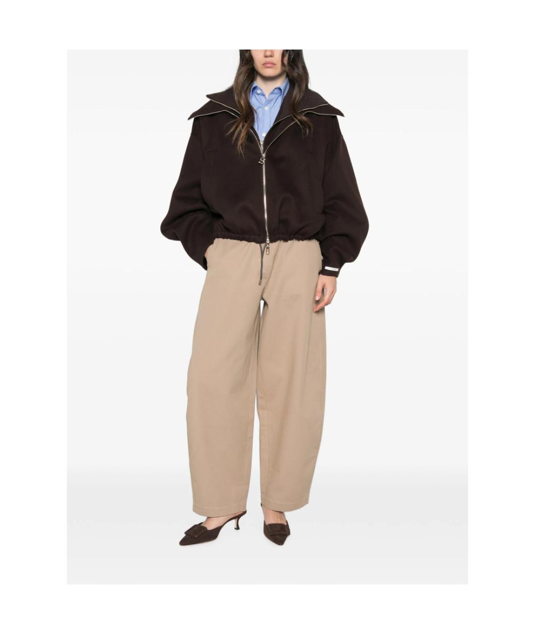 SPORTMAX Коричневая куртка, фото 4