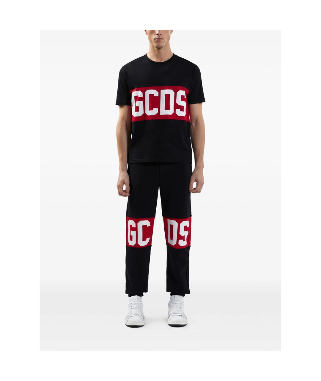 GCDS Черная хлопковая футболка, фото 5