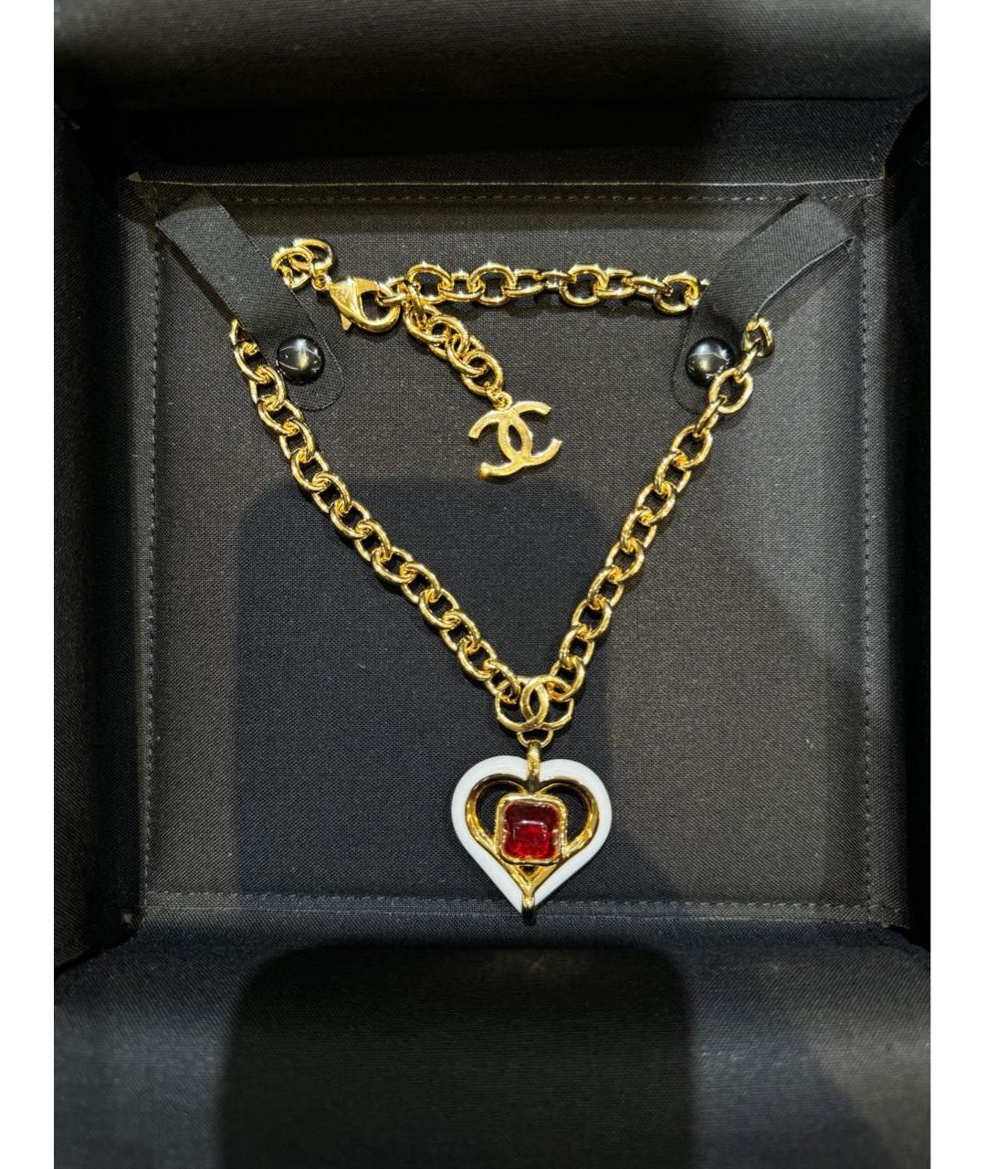 CHANEL Золотое колье, фото 5