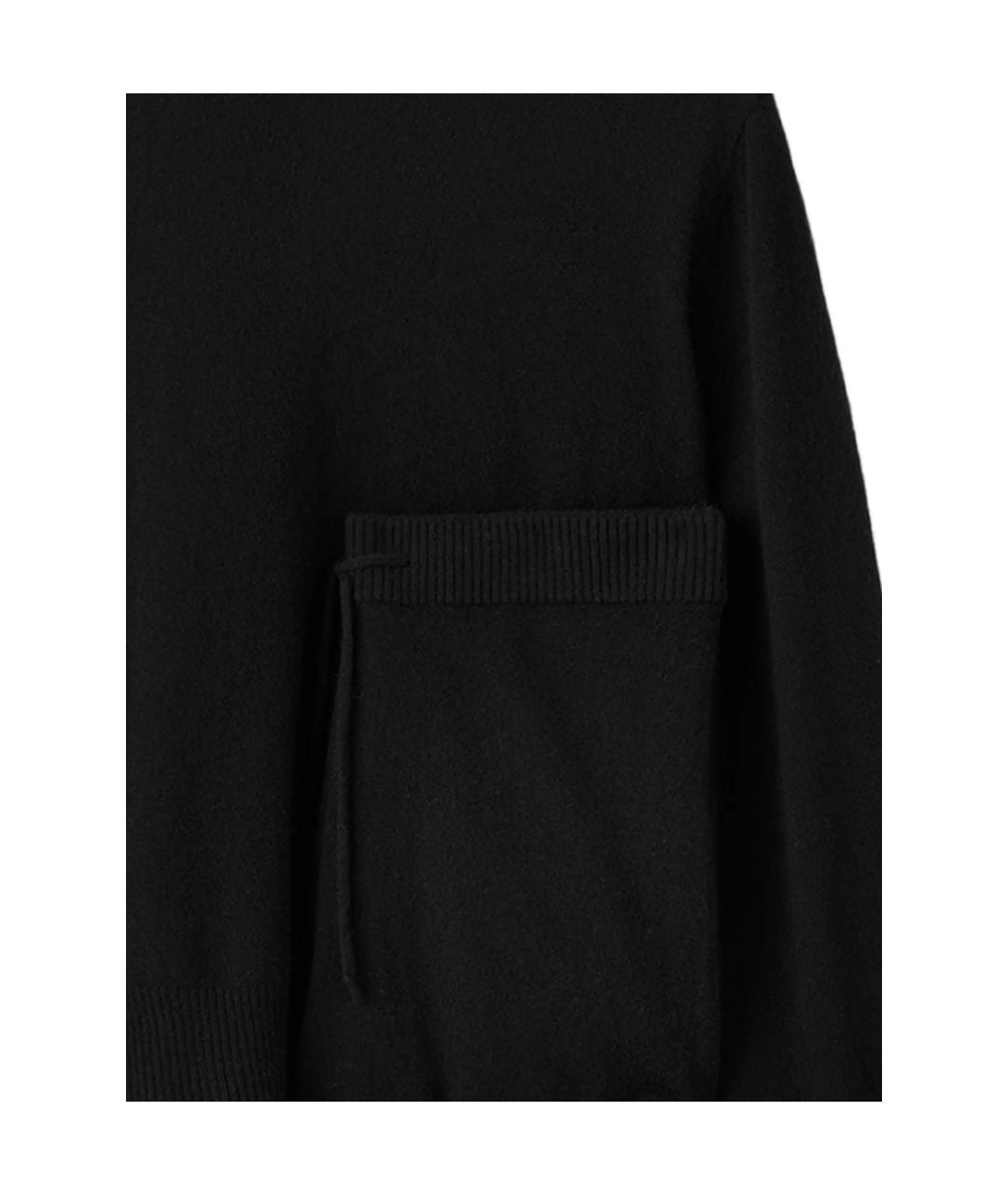 SOFT GOAT Черные кашемировые спортивные брюки и шорты, фото 2