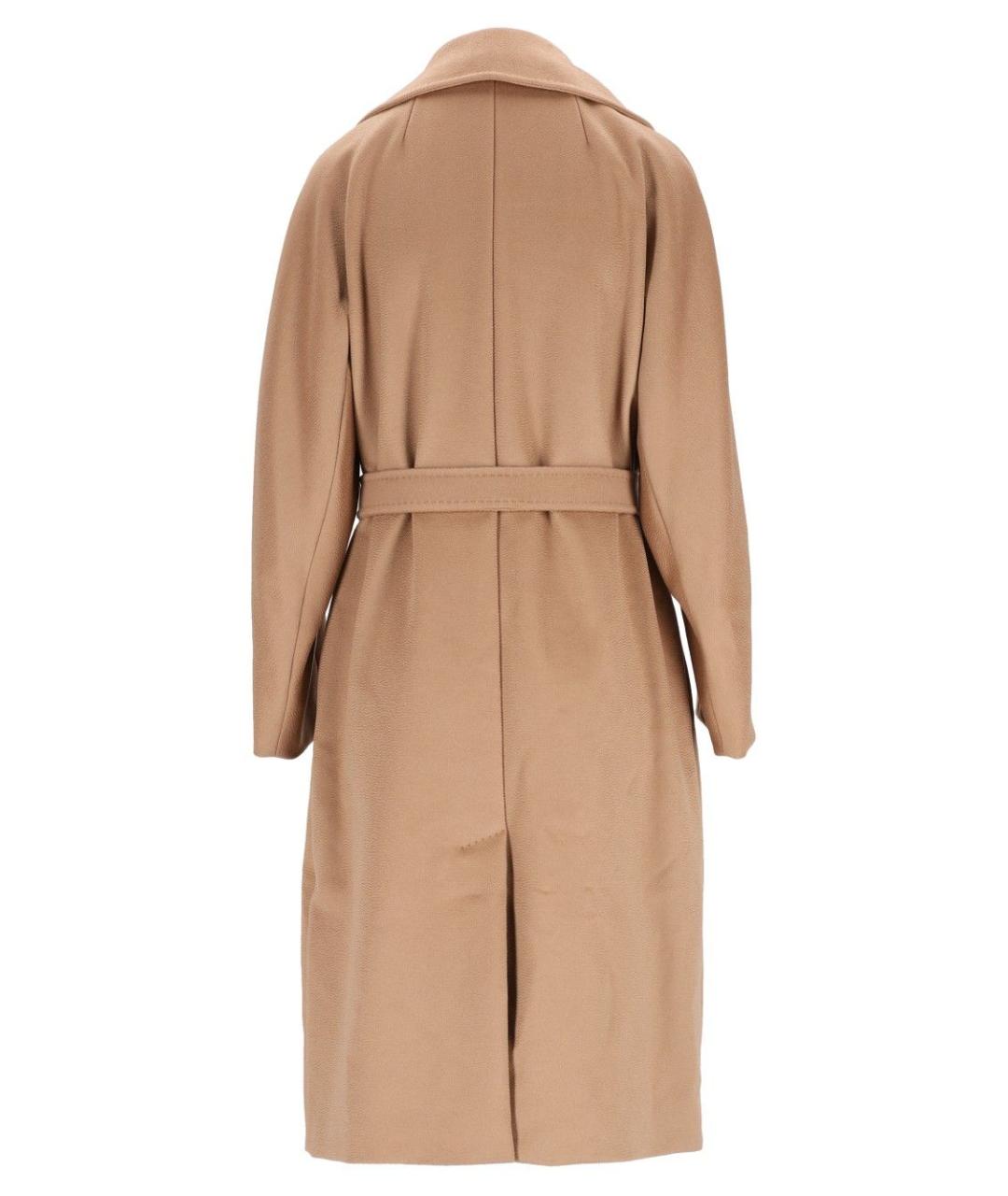 WEEKEND MAX MARA Бежевое шерстяное пальто, фото 2