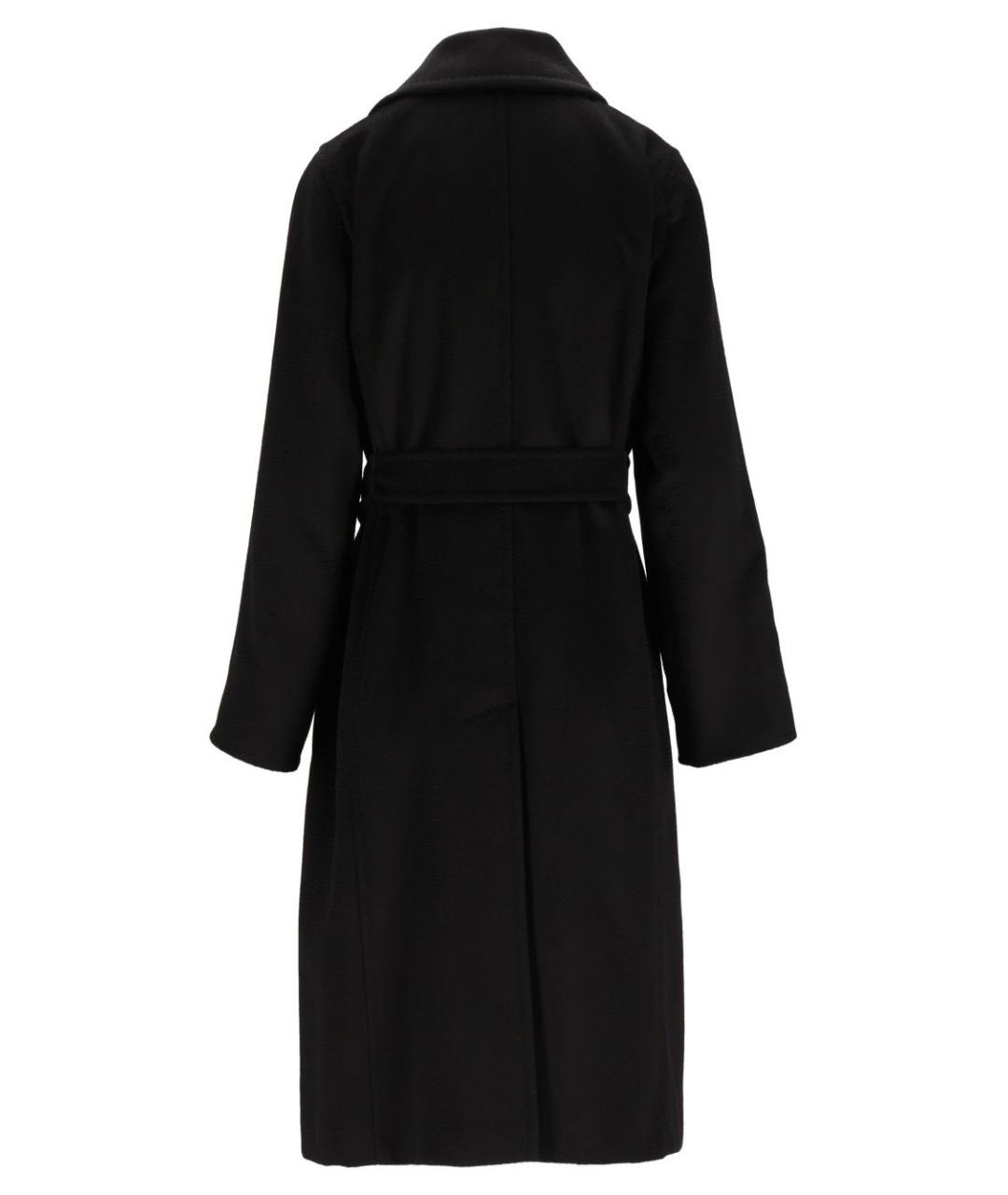 MAX MARA Черное шерстяное пальто, фото 2