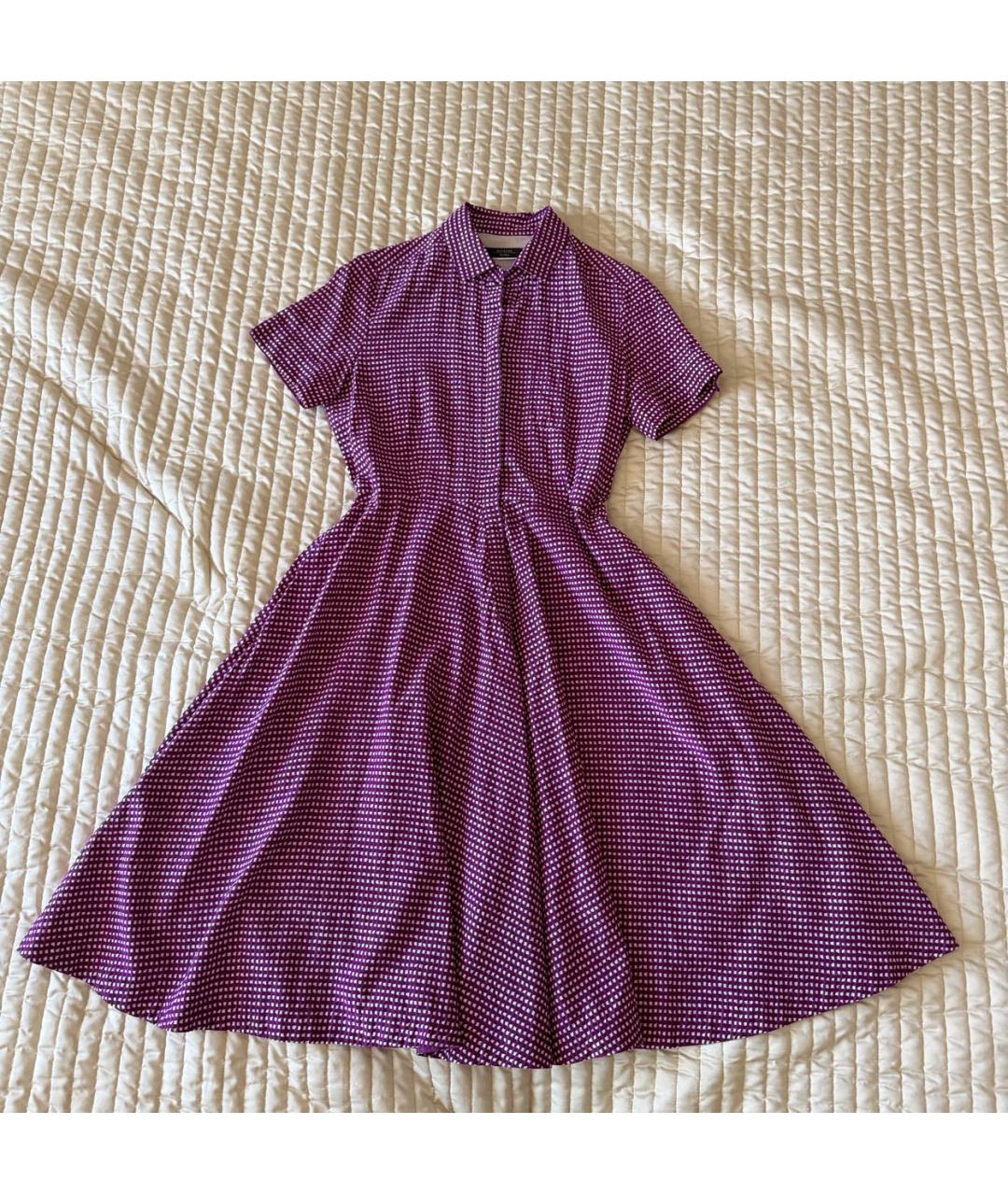 WEEKEND MAX MARA Розовое вискозное повседневное платье, фото 5