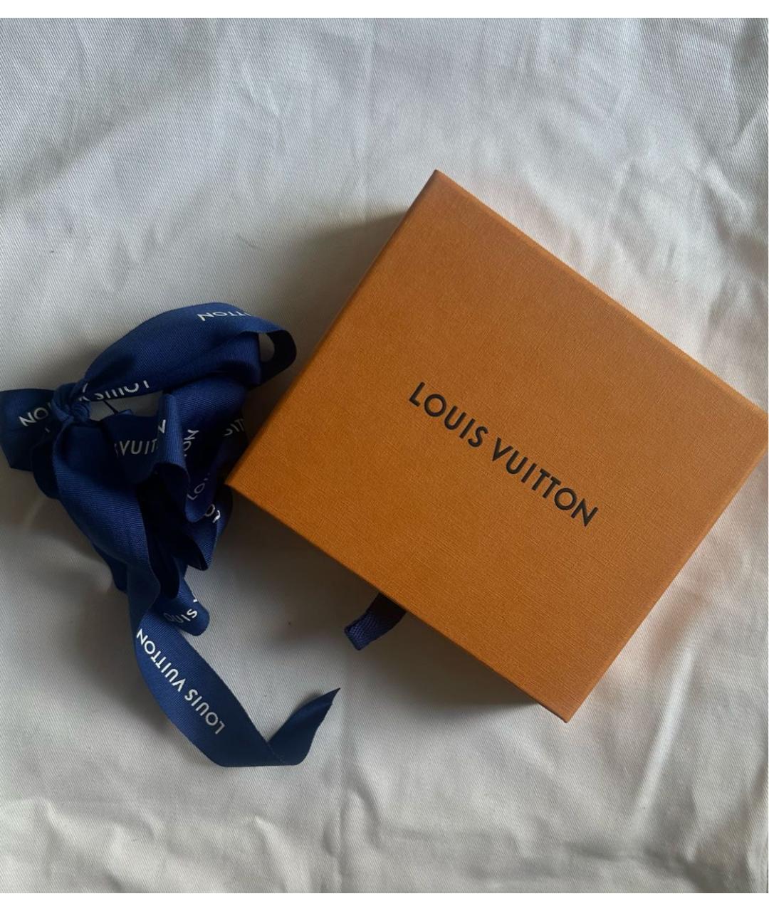 LOUIS VUITTON Красный кожаный браслет, фото 4